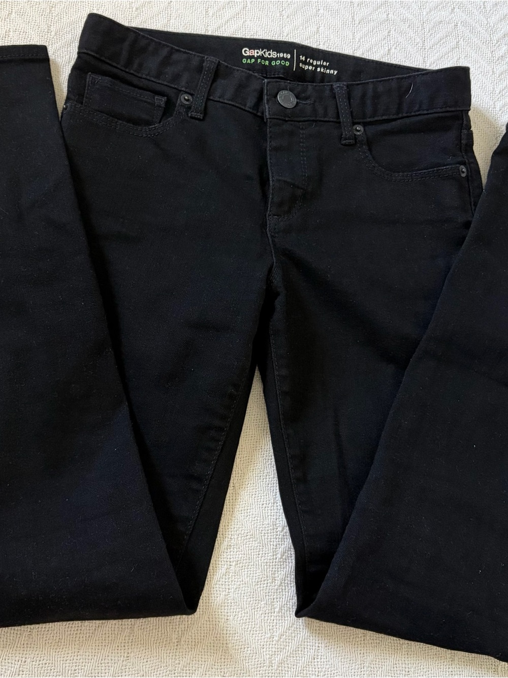 GAP Girl’s Black Skinny Jeans - Sleek Slim Fit